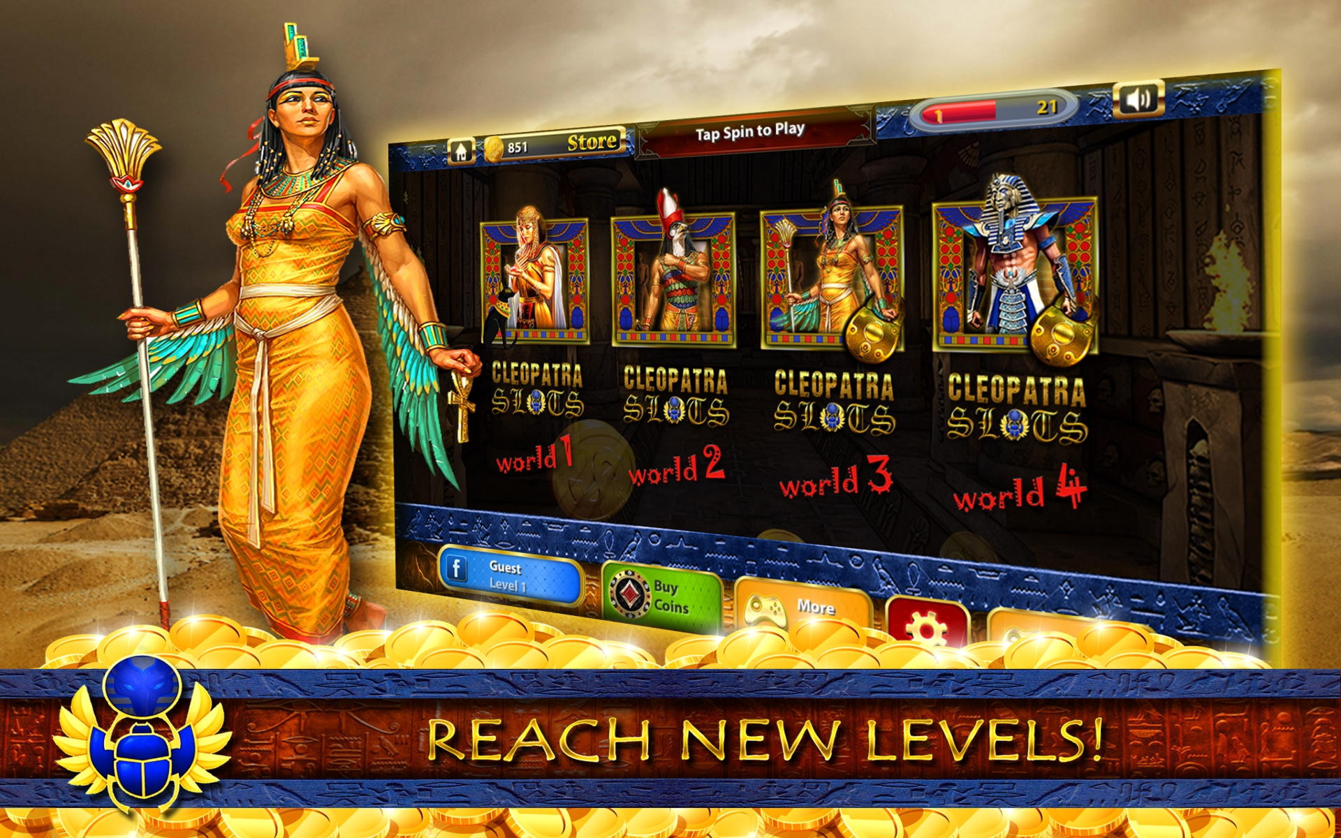 77 Free spins no deposit at Magic Red Casino