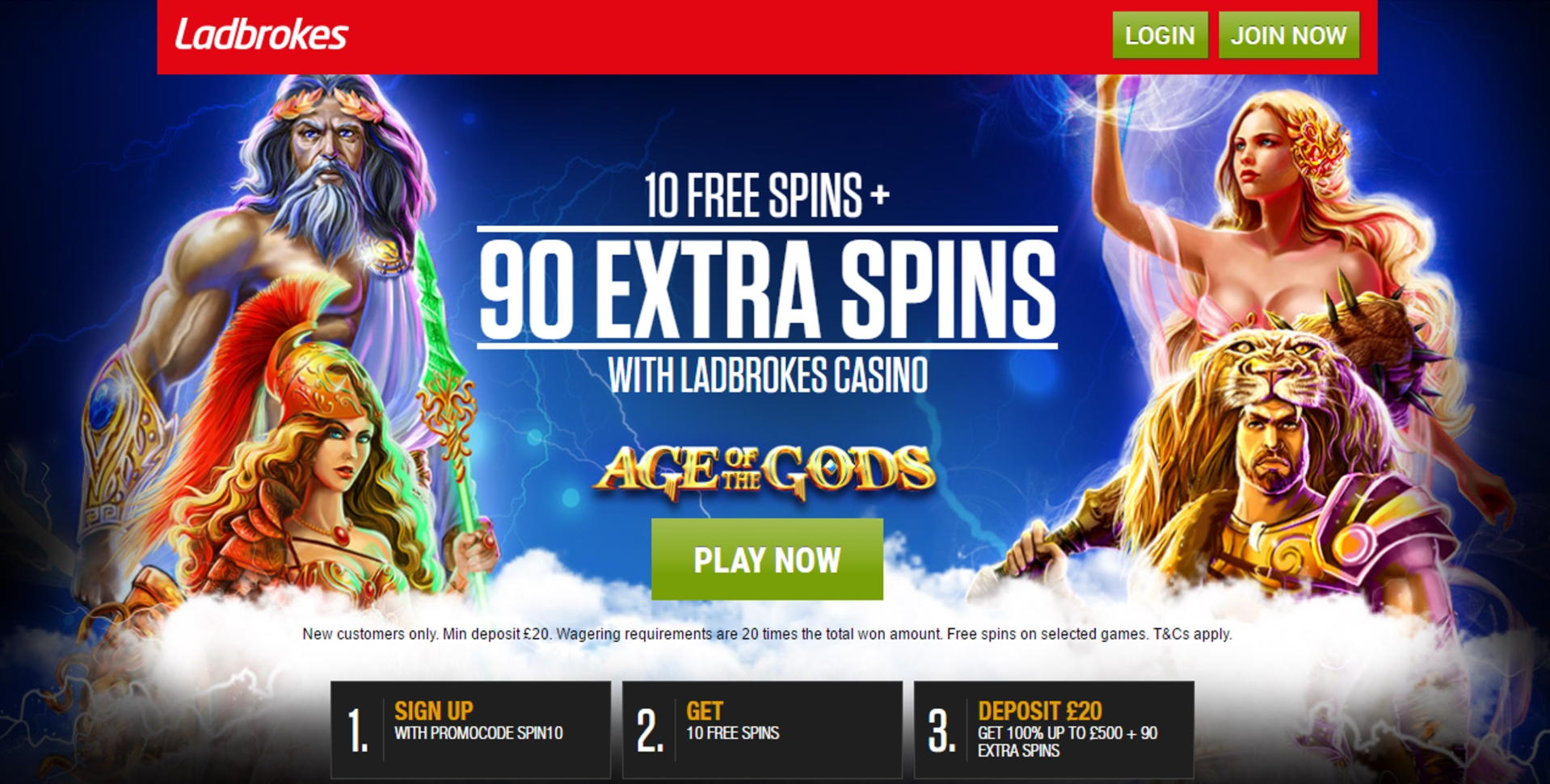 255 free casino spins at Casino com