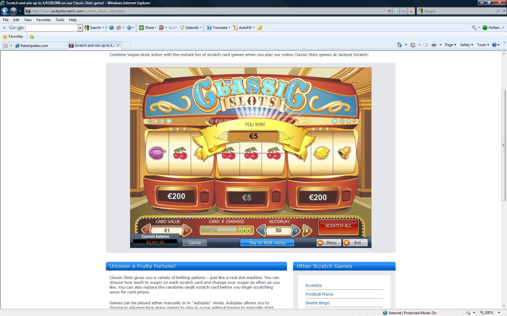 40 free spins no deposit at Karamba Casino