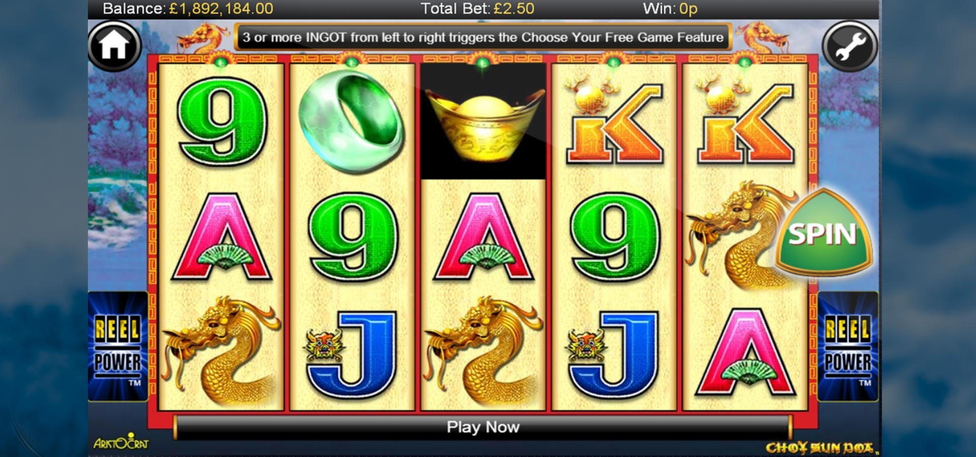 Eur 485 FREE CHIP at Party Casino