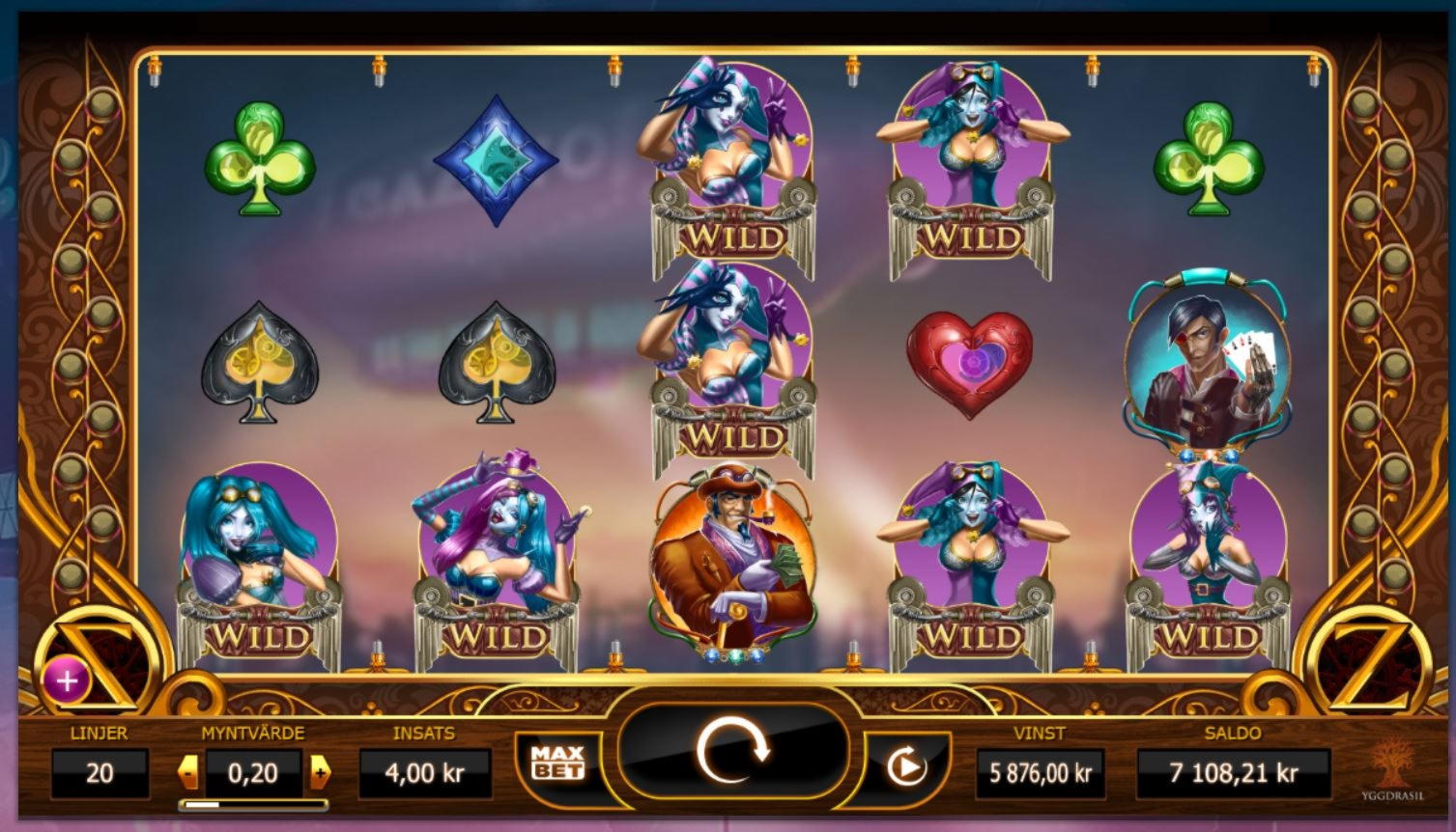265% casino match bonus at Touch Lucky Casino