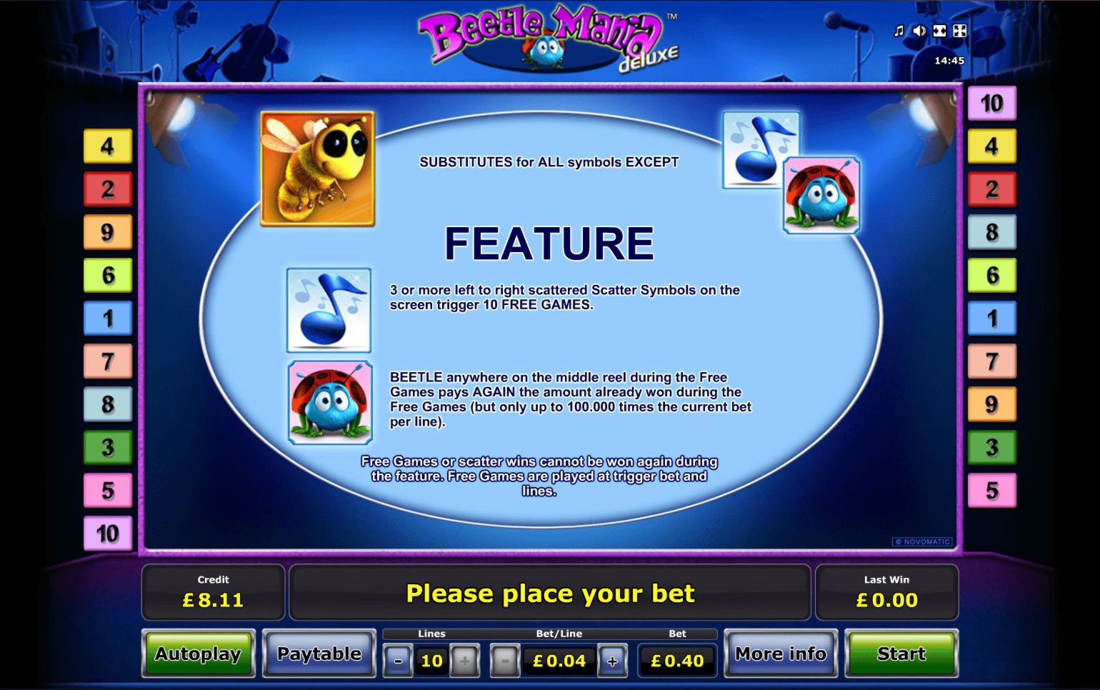 EURO 860 Tournament at Video Slots Casino