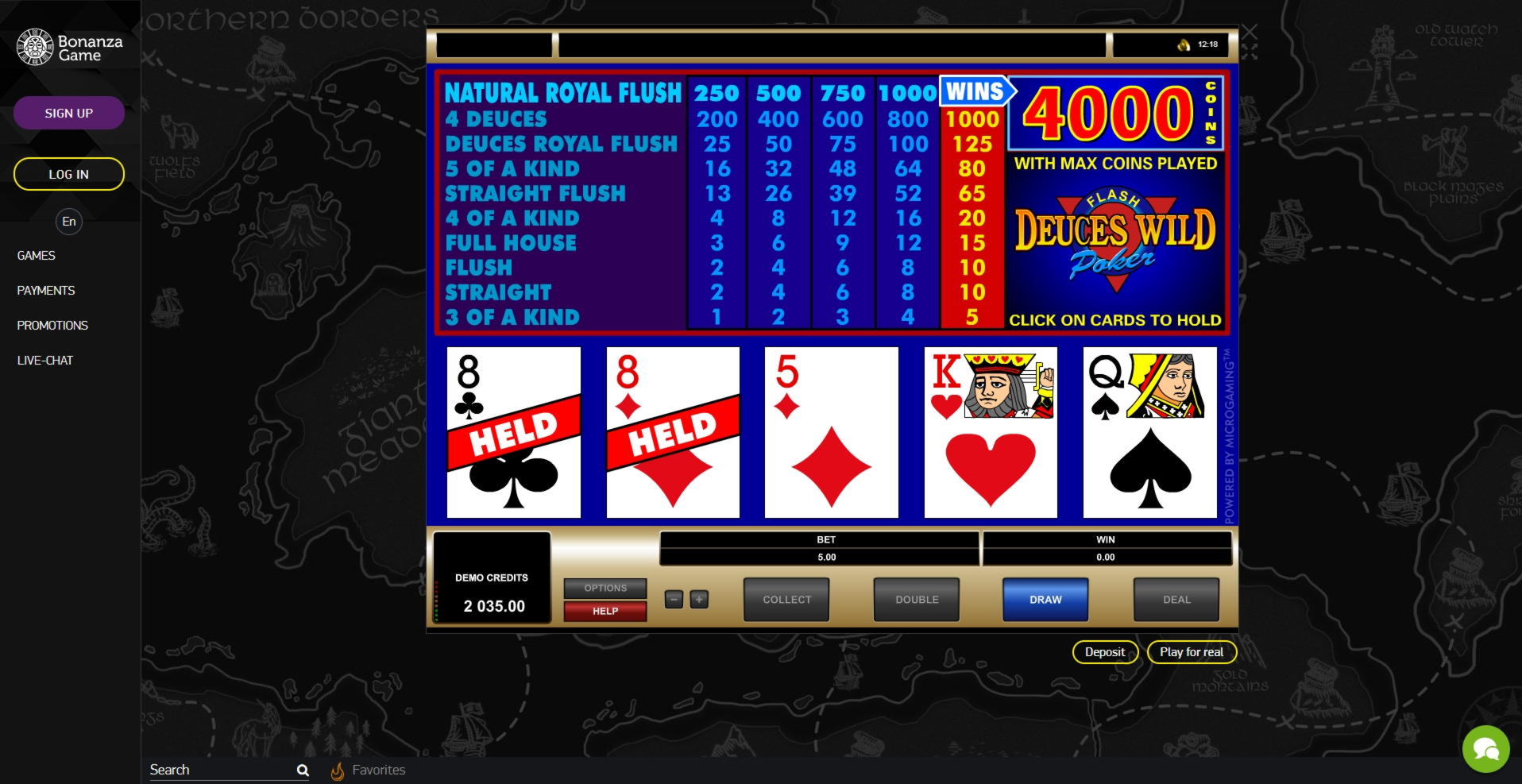 £2870 no deposit casino bonus at Sloty Casino