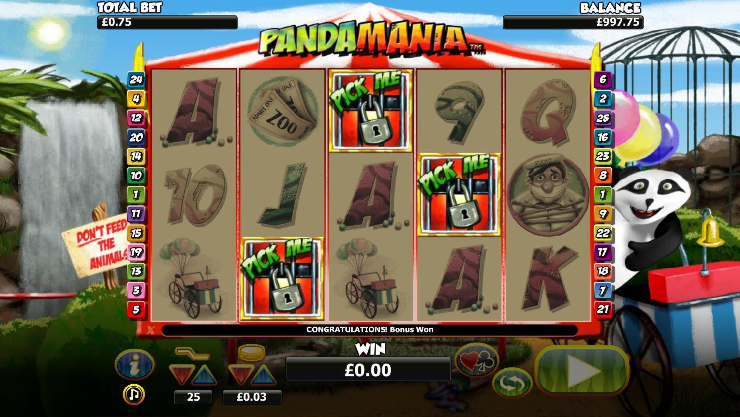 EURO 3320 No Deposit Casino Bonus at Party Casino