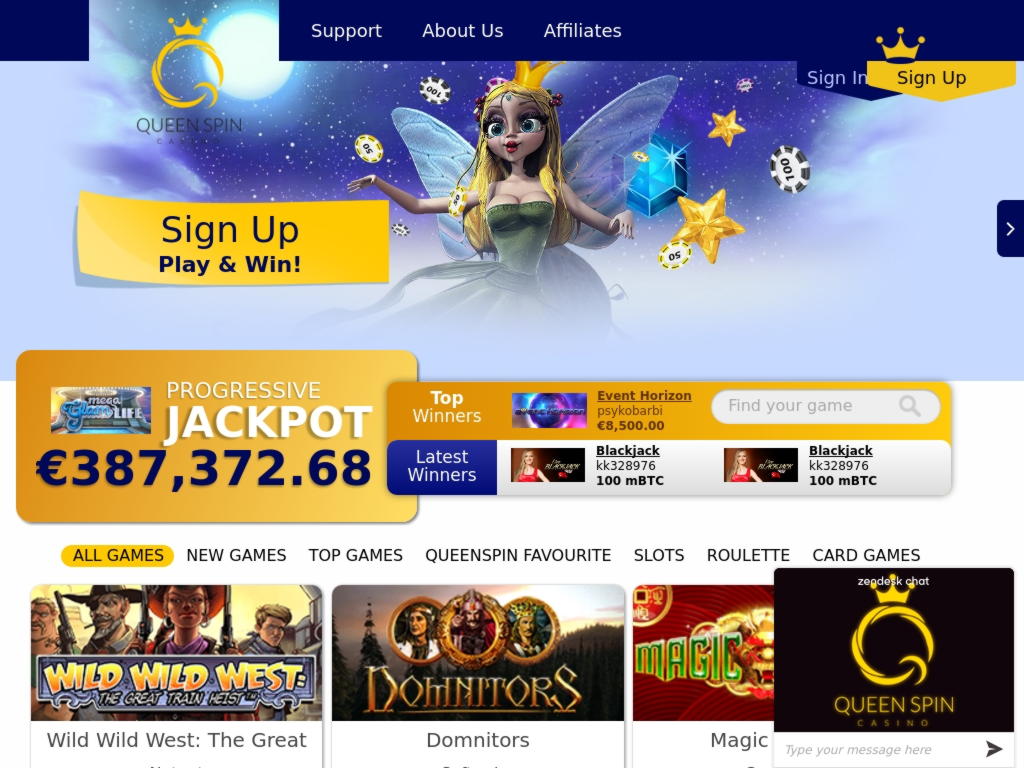 970% Casino match bonus at Spinit Casino