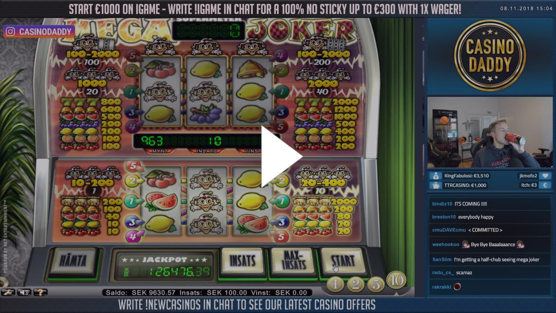 775% Match Bonus at Casino Shadowbet