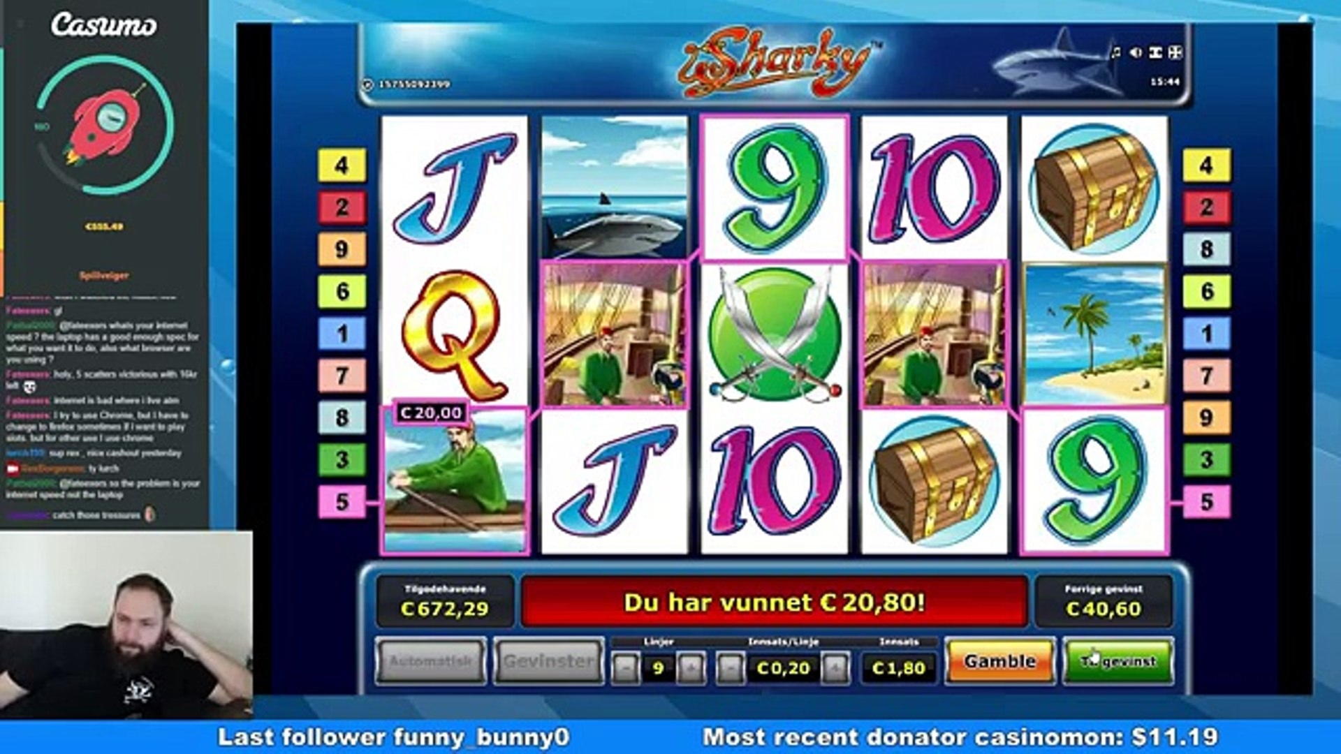 20 Free spins at Guts Casino
