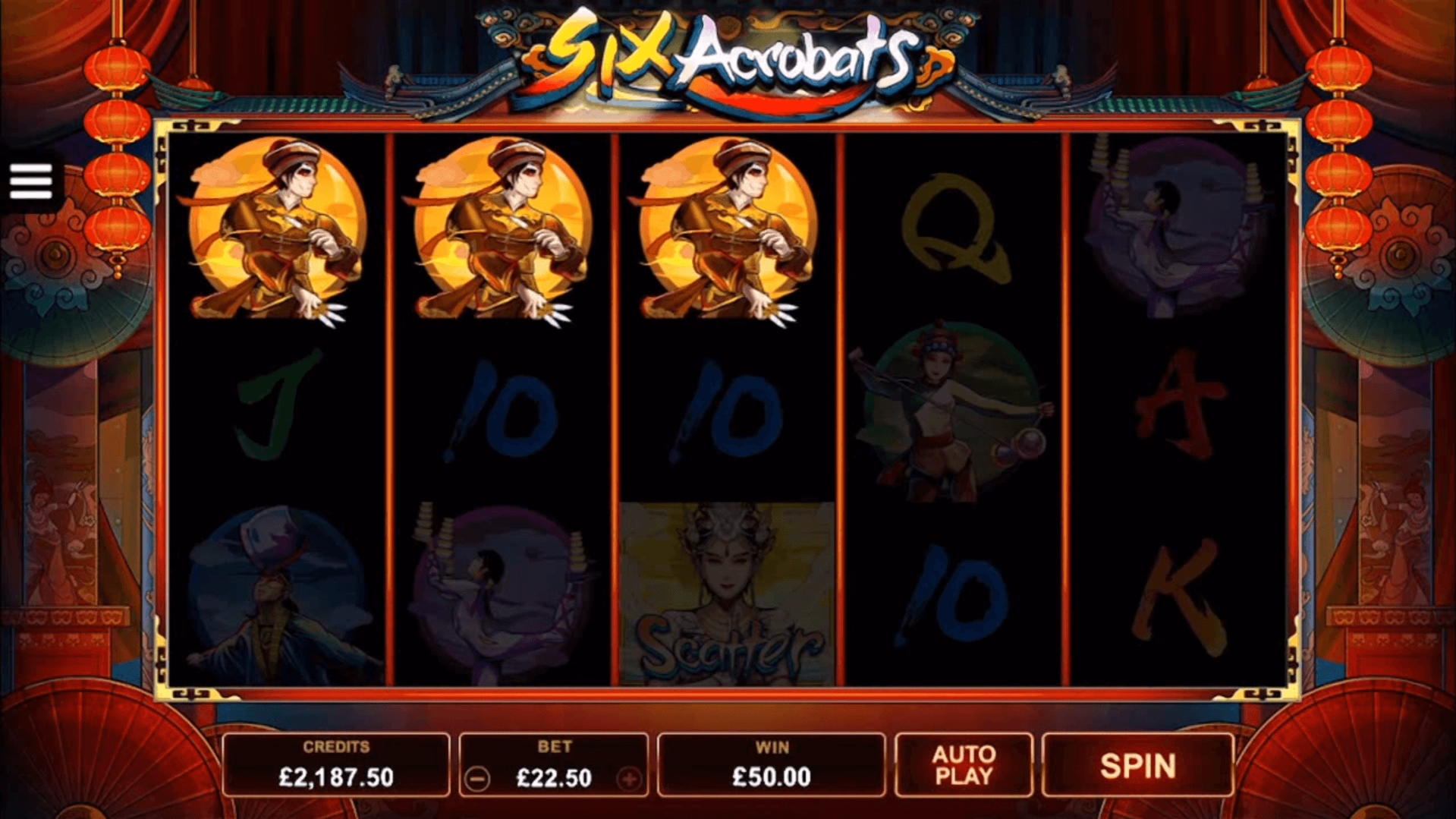 340% Match at a casino at Party Casino