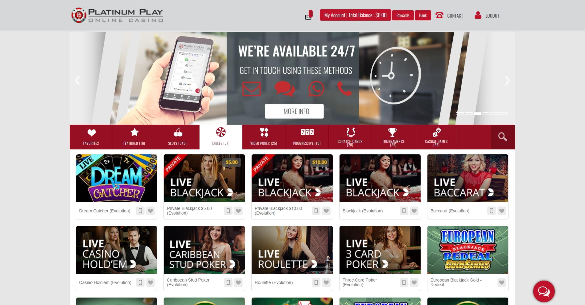 $1111 Free Casino Tournament at Touch Lucky Casino