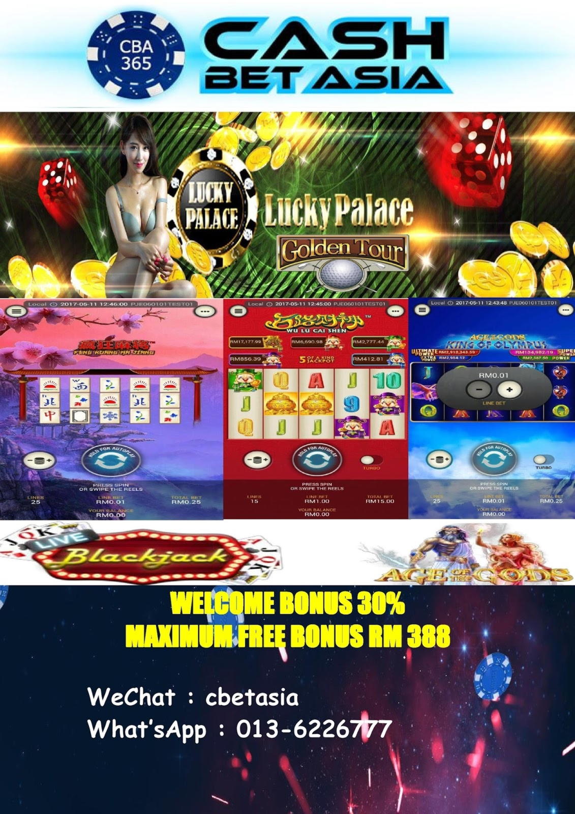£365 Online Casino Tournament at Grandivy Casino