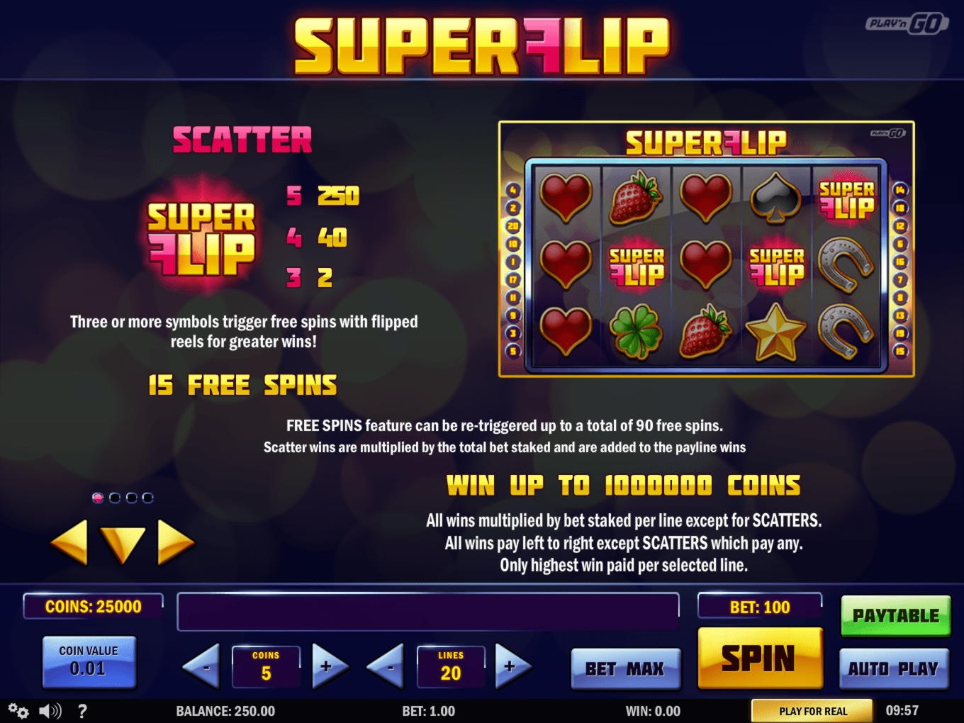 140 free spins casino at Touch Lucky Casino