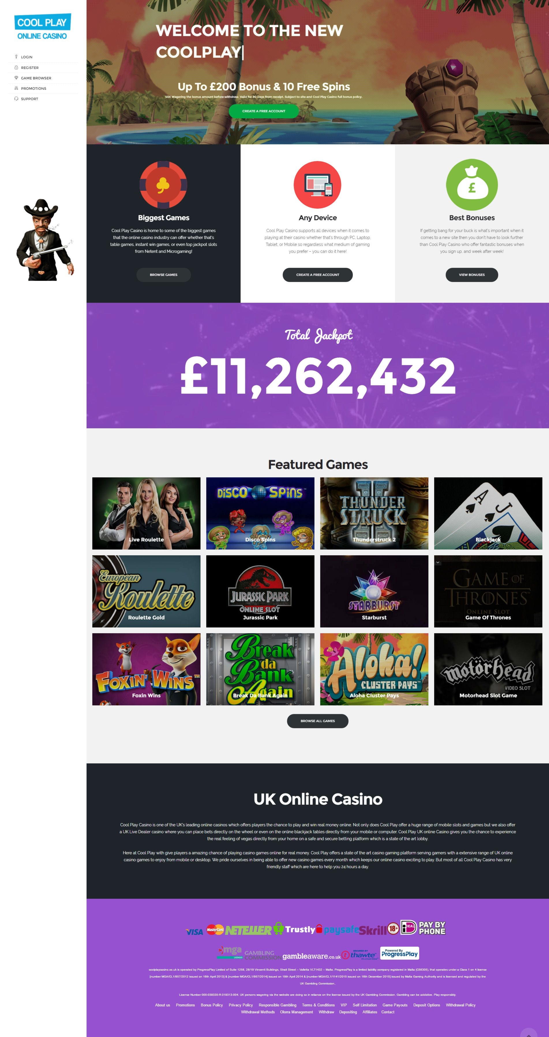 165% Deposit Match Bonus at Casimba Casino