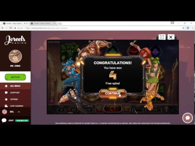 55 Free spins casino at Guts Casino