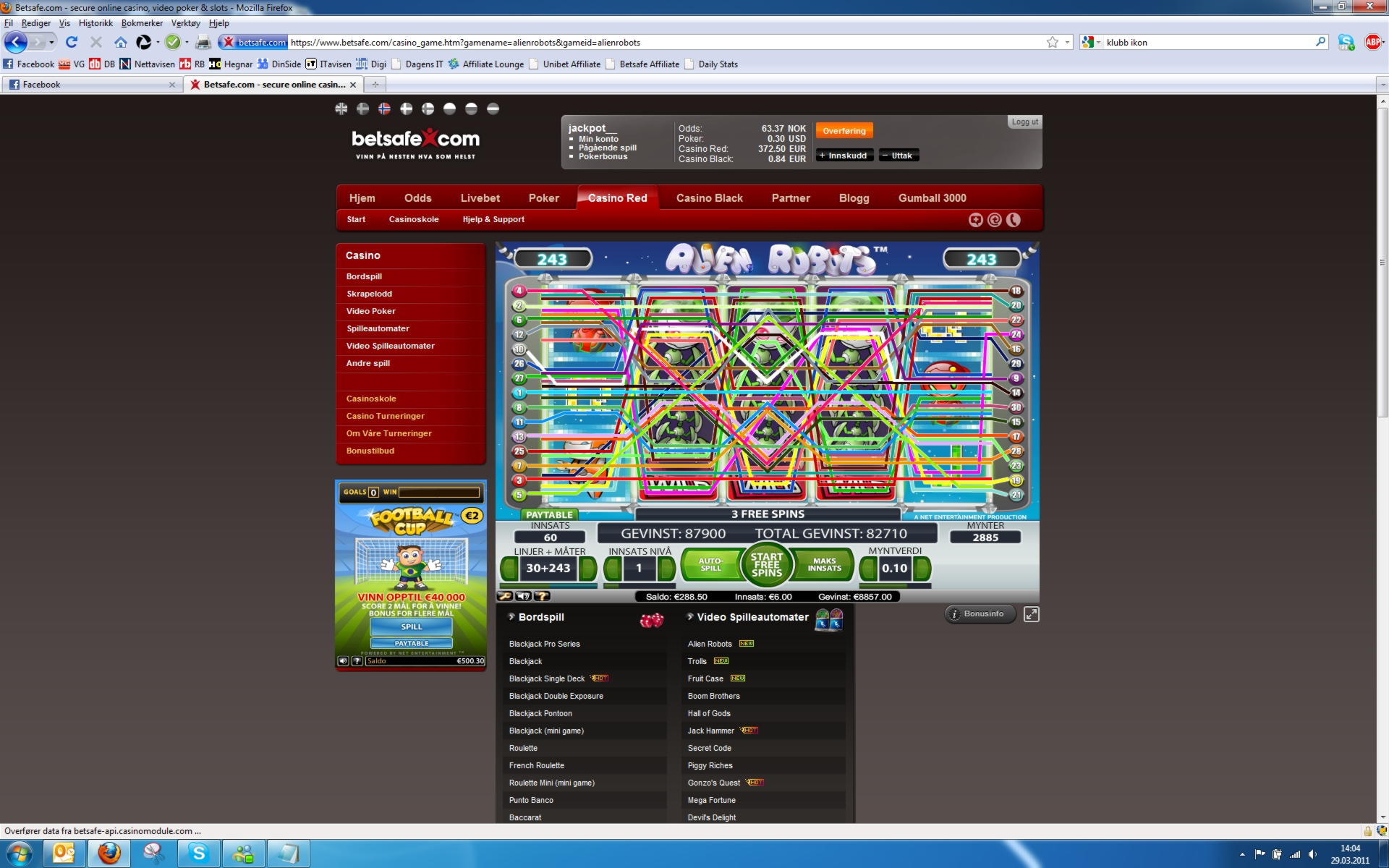 EURO 2070 no deposit bonus casino at 777 Casino