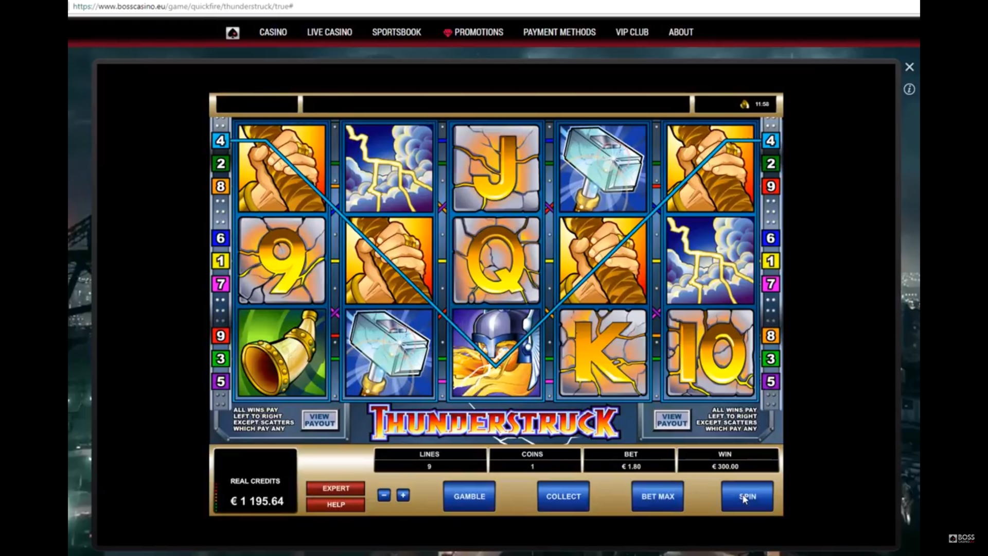 655% Casino match bonus at Bet Hard Casino