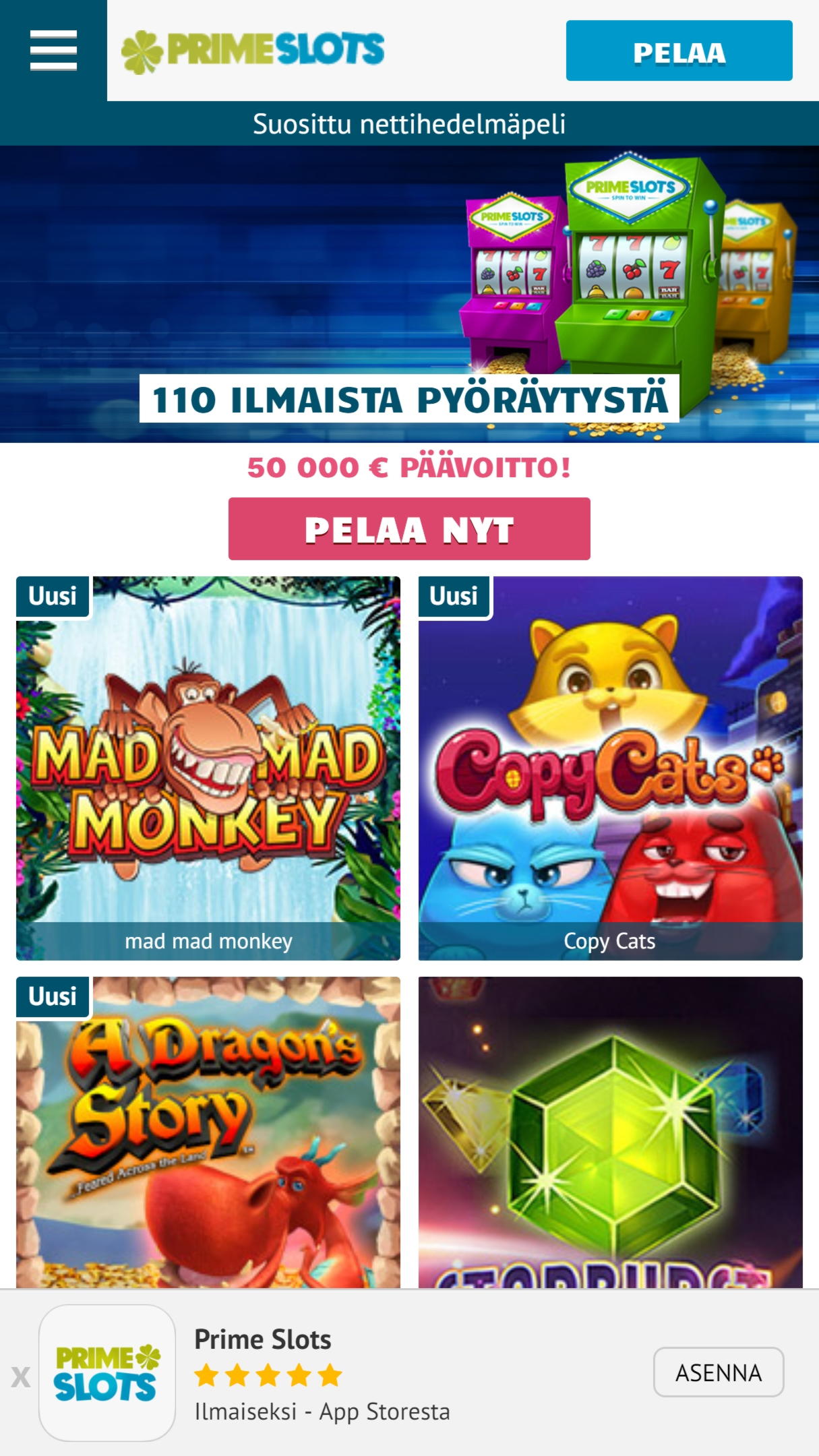 190 Free Spins at Royal Panda Casino