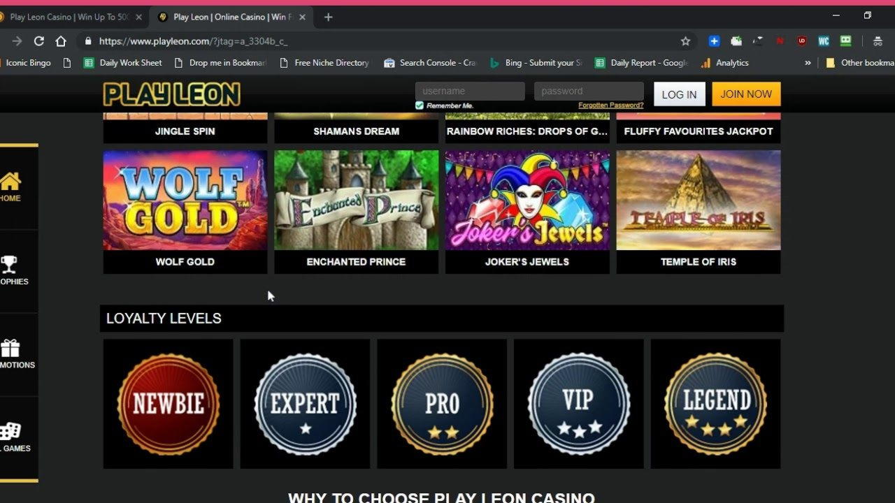 425% Signup casino bonus at Touch Lucky Casino
