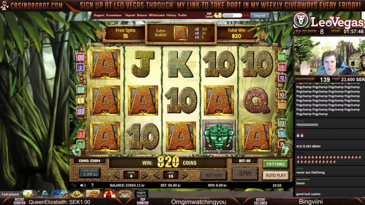 £3900 no deposit casino bonus at Dunder Casino
