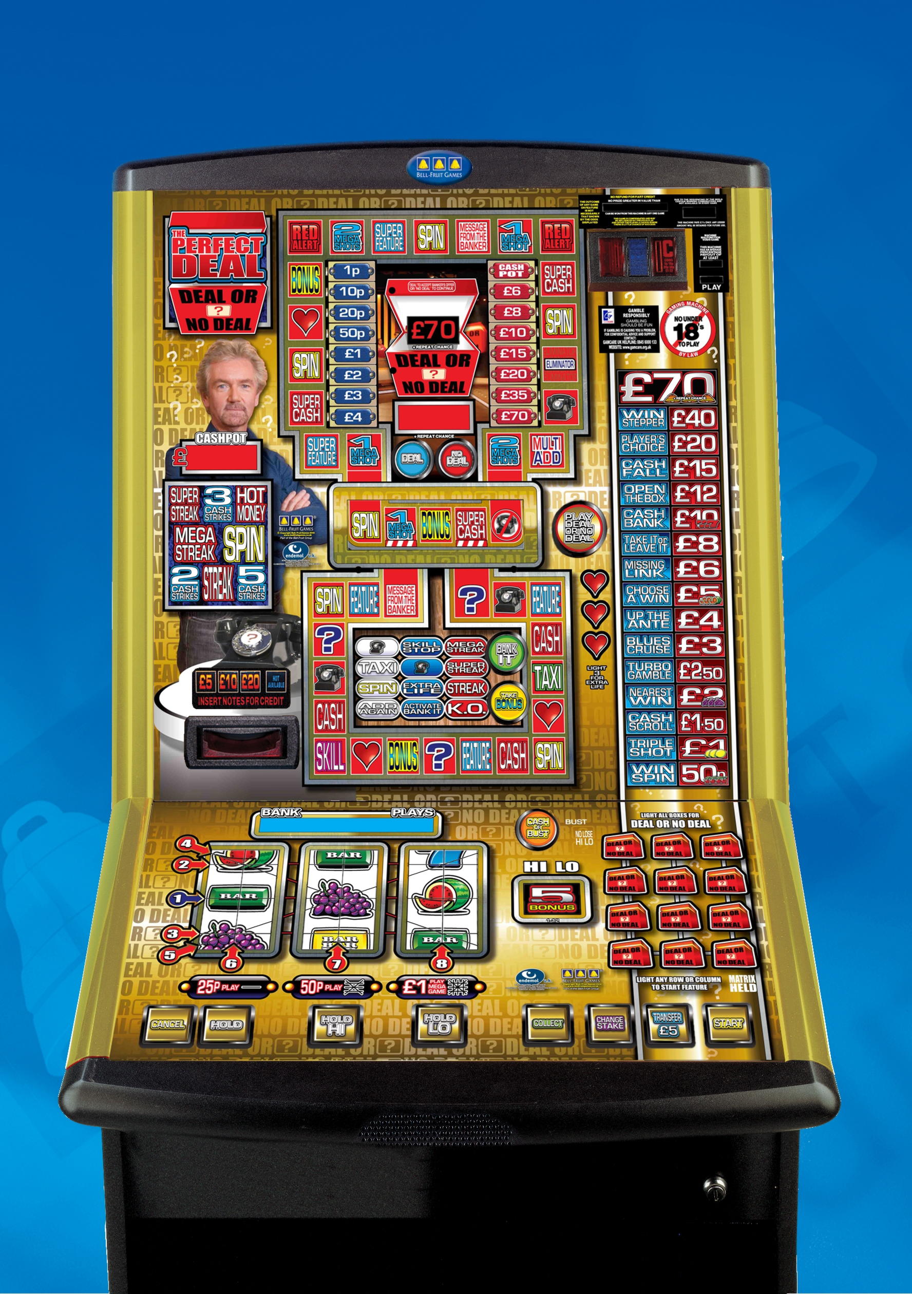 44 Free spins at Touch Lucky Casino
