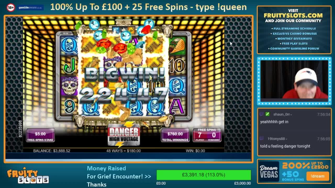 180 Free Spins no deposit casino at Casino Shadowbet
