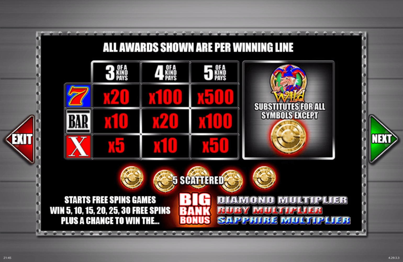 Eur 4765 no deposit at Touch Lucky Casino