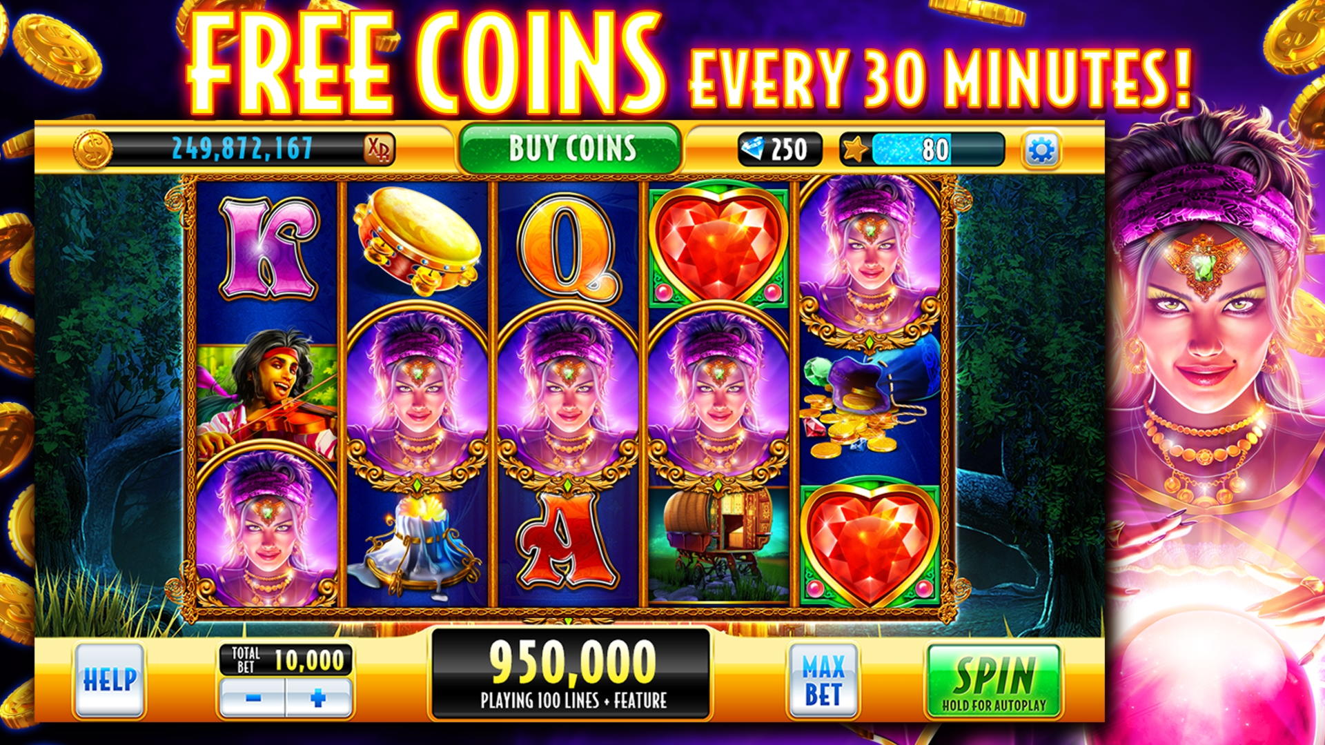 $265 free chip at 777 Casino