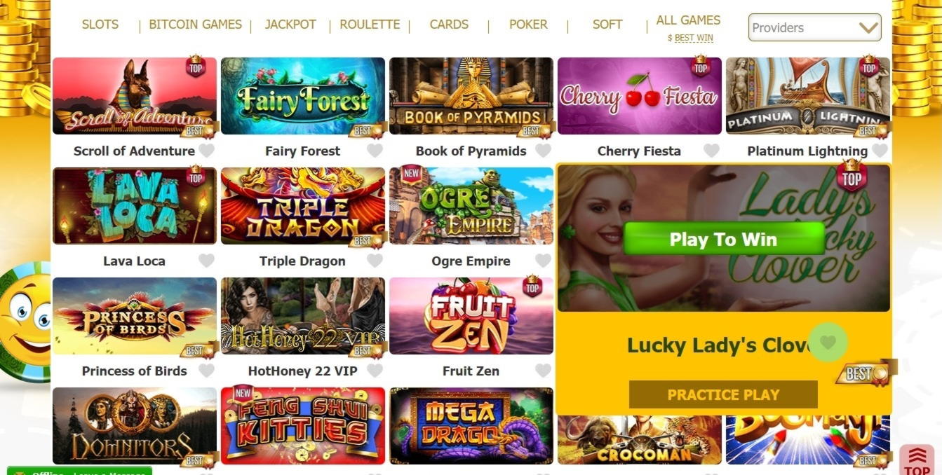 240 Free spins at Mansion Bet Casino