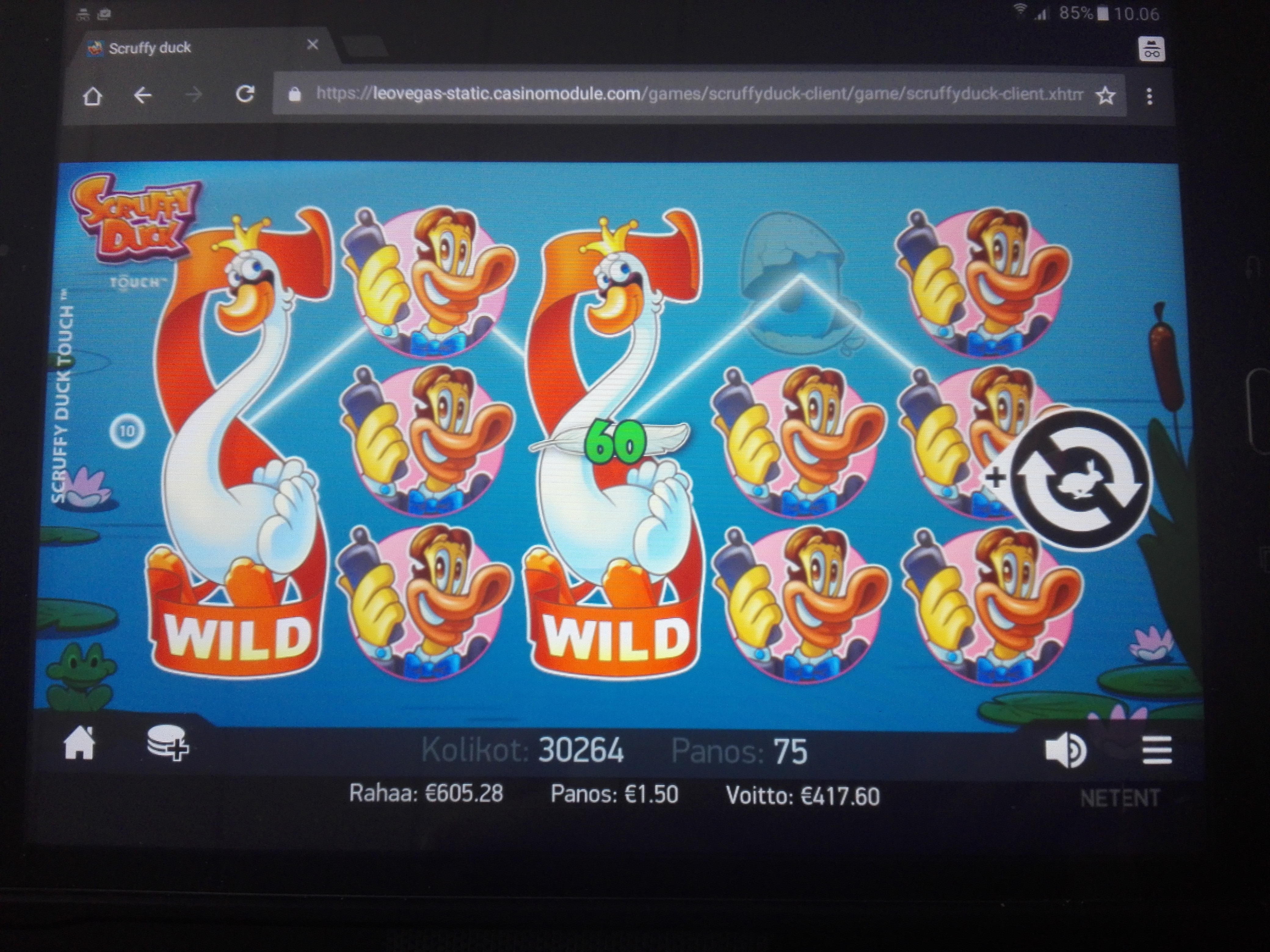 455% Casino Welcome Bonus at Leo Vegas Casino