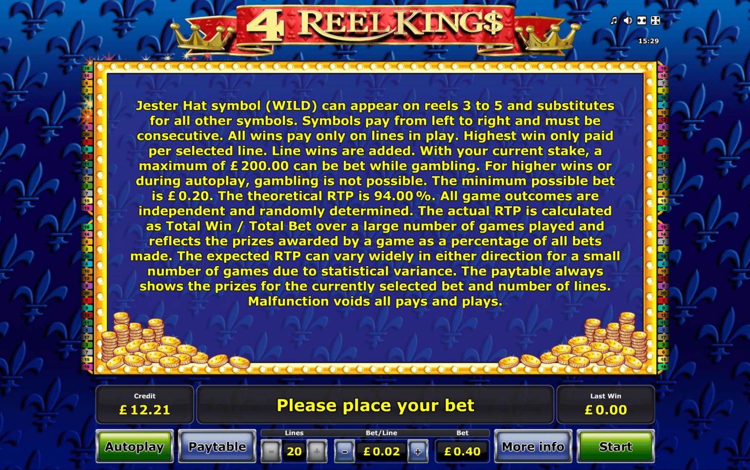 £4280 NO DEPOSIT CASINO BONUS at Wix Stars Casino