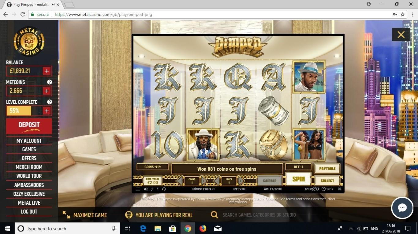 £1795 No deposit bonus casino at CasiPlay Casino
