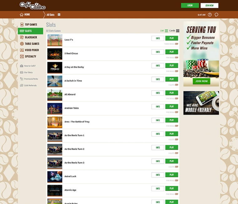 765% First Deposit Bonus at Mansion Bet Casino