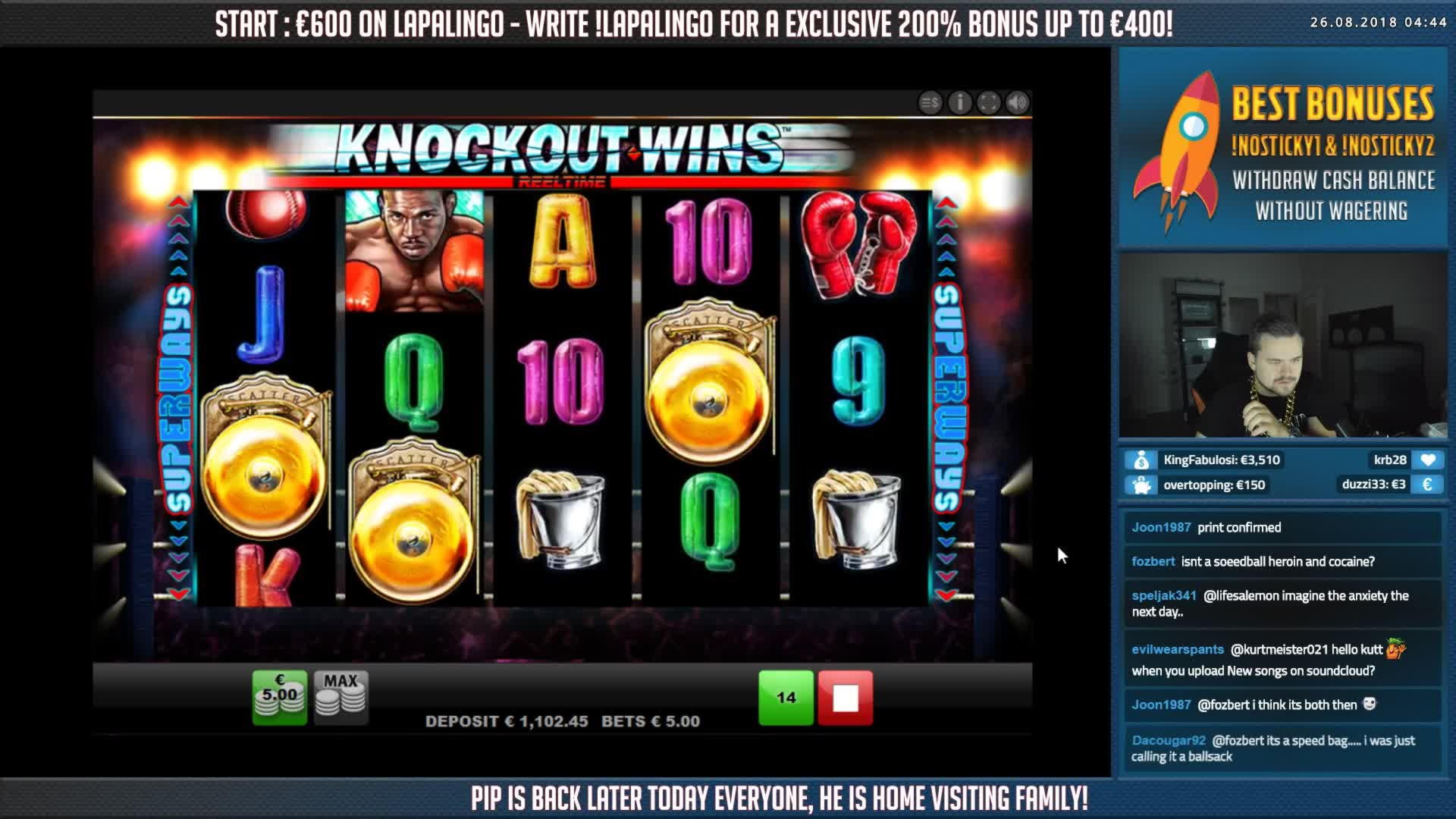 €980 Daily freeroll slot tournament at Karamba Casino