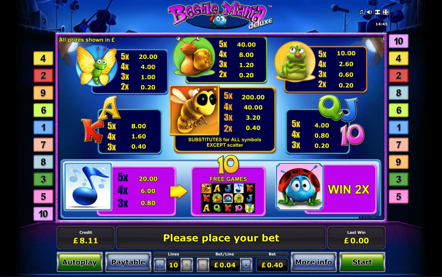 €645 Tournament at Video Slots Casino