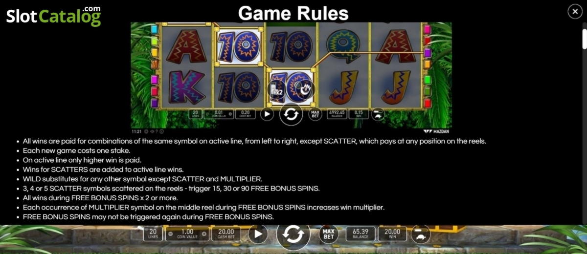 140 Free Spins no deposit at Magic Red Casino