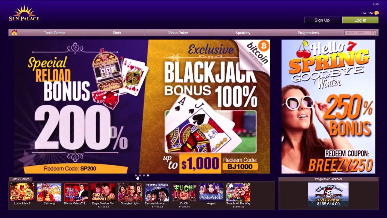 295 free spins no deposit casino at Party Casino
