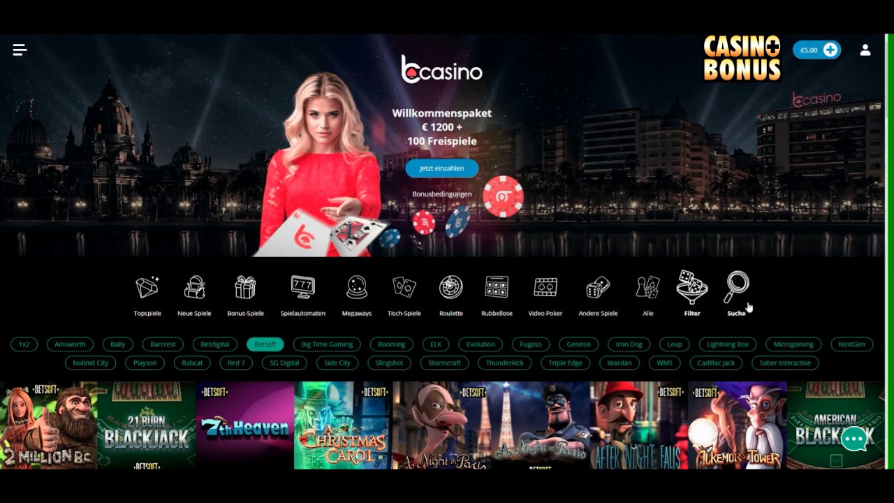 Irish Online Casino Test – bCasino Irish Online Casino Bonus – mit 5 € ohne Einzahlung!