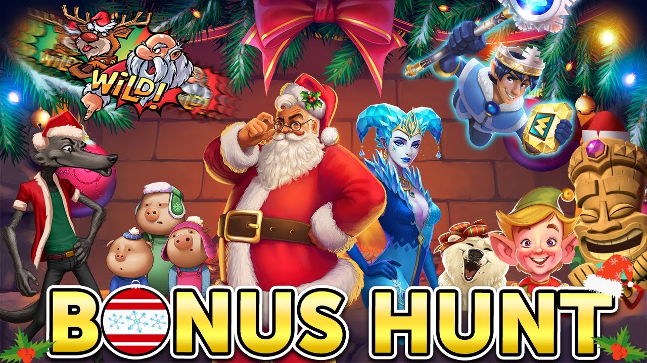 CHRISTMAS BONUS HUNT SPECIAL!! XMAS MAGIC, SANTA VS RUDOLPH & MORE!!