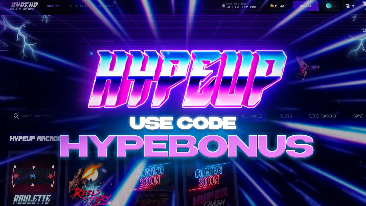 HypeUp Promo Code 2023 – HypeUp Irish Online Casino Bonus Code