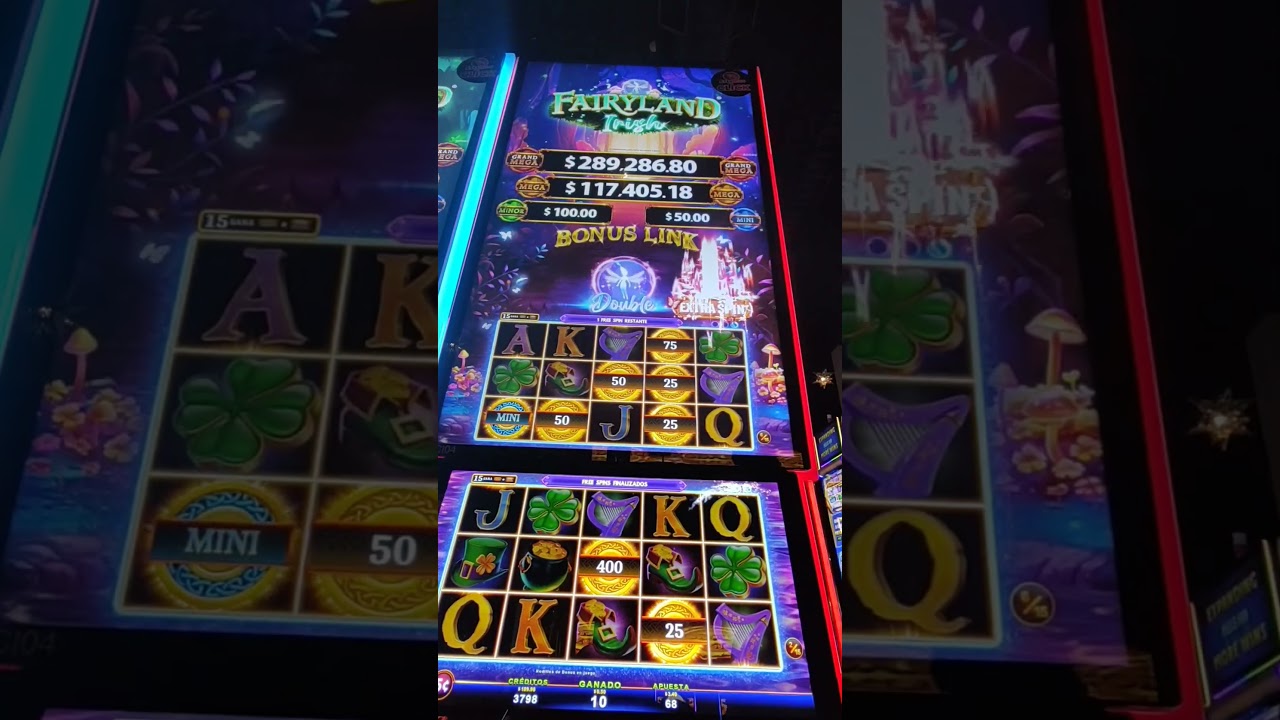 Jogamos Fairyland Irish e tivemos uma grande vitória com bônus duplo no cassino.