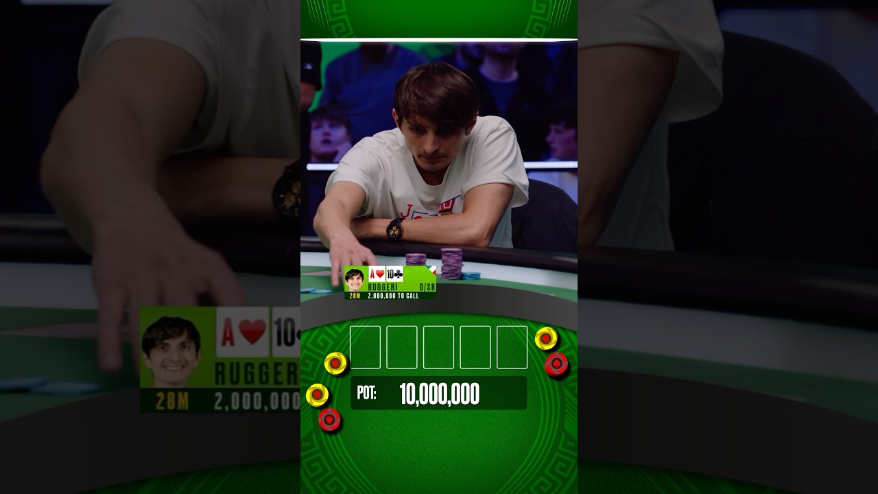 The final hand of Ruggeri at the Irish Open Big Win